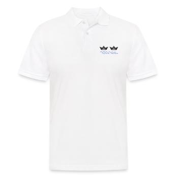Bateaux en papier 02 - Polo Homme - blanc - Devant - Kai (181cm)