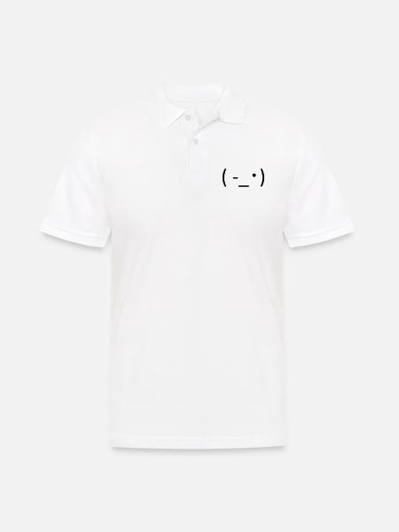 Always attentive! 😊 - Men's Polo Shirt - white