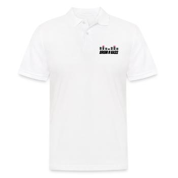 Drum Bass - Men's Polo Shirt - white - Front - Kai (181cm)