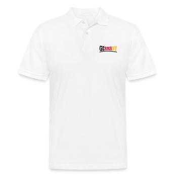 Germany - Männer Poloshirt - Weiß - Vorne - Kai (181cm)