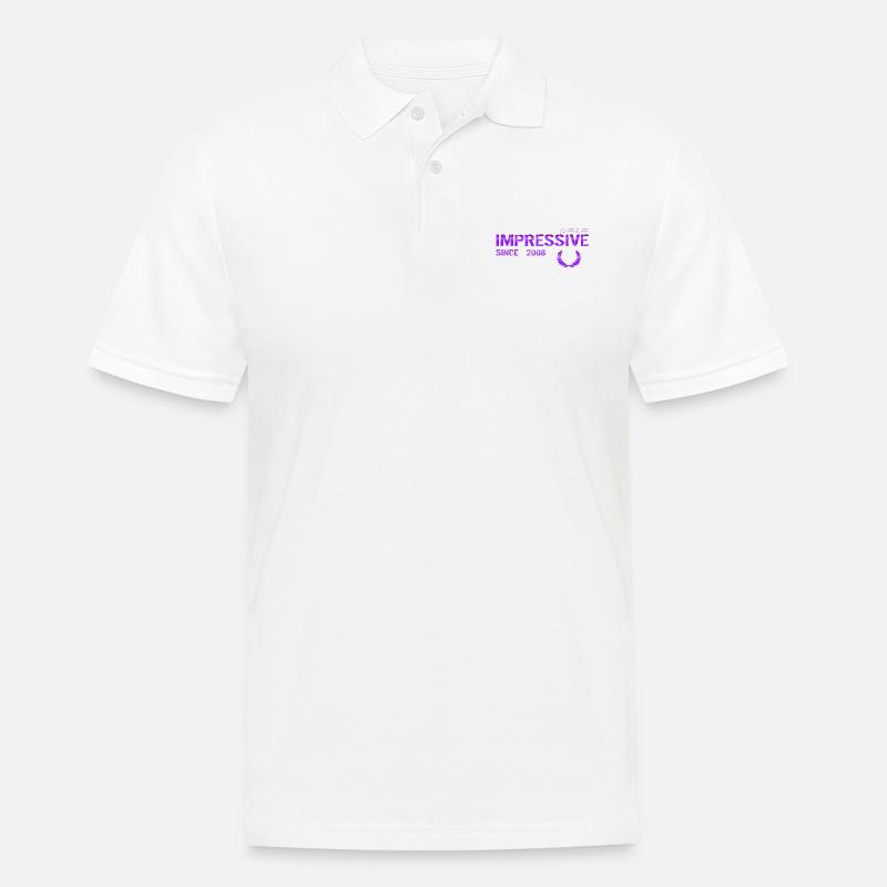 Impressive since 2008 - Männer Poloshirt - Weiß