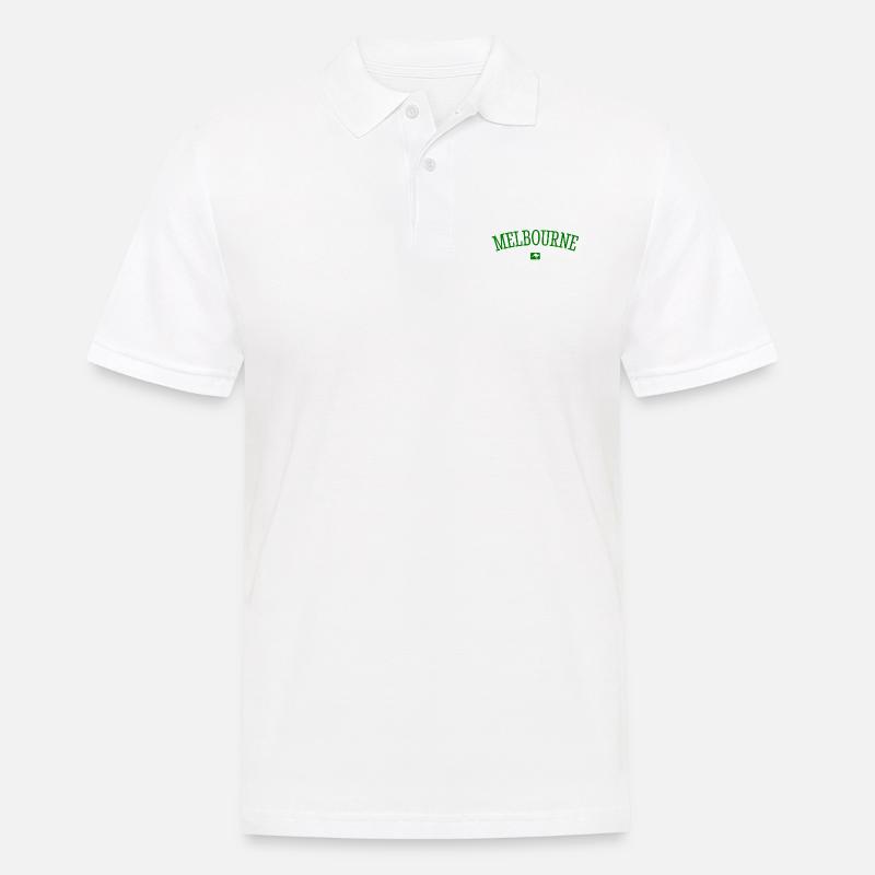 Melbourne Australia Down Under Kangaroo Koala - Männer Poloshirt - Weiß