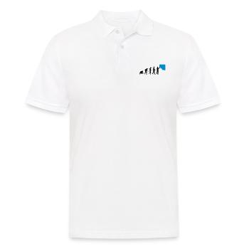 evolution_painters_062012_a_2c - Men's Polo Shirt - white - Front - Kai (181cm)