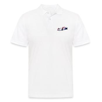 Rennauto - - Männer Poloshirt - Weiß - Vorne - Kai (181cm)