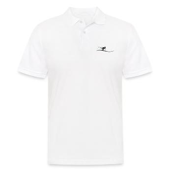 Sport - Skifahrer - Männer Poloshirt - Weiß - Vorne - Kai (181cm)