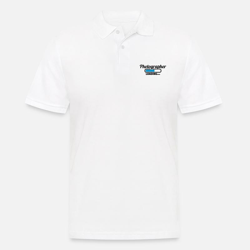 Fotograf - Männer Poloshirt - Weiß
