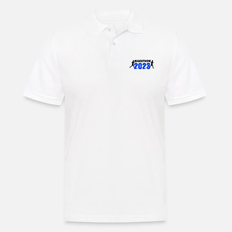 Marathon 2023 - Polo Homme - blanc