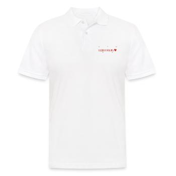 Idée cadeau bébé dictons - Polo Homme - blanc - Devant - Kai (181cm)