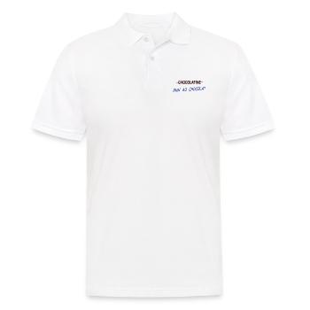 Pain au chocolat - Polo Homme - blanc - Devant - Kai (181cm)