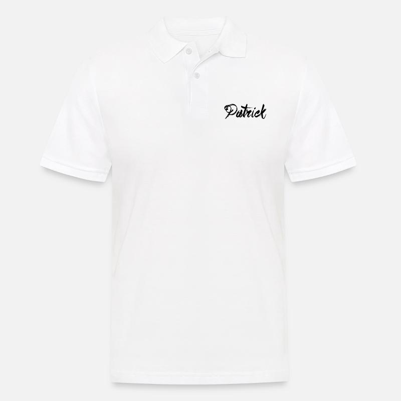 Patrick - Männer Poloshirt - Weiß