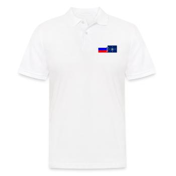 Nato Russland - Männer Poloshirt - Weiß - Vorne - Kai (181cm)