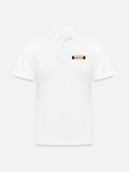 Exercise Extra Fries Quote - Men's Polo Shirt - white