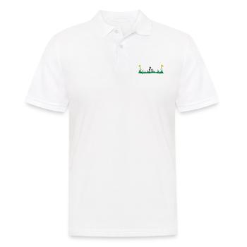 magic mushroom - Männer Poloshirt - Weiß - Vorne - Kai (181cm)