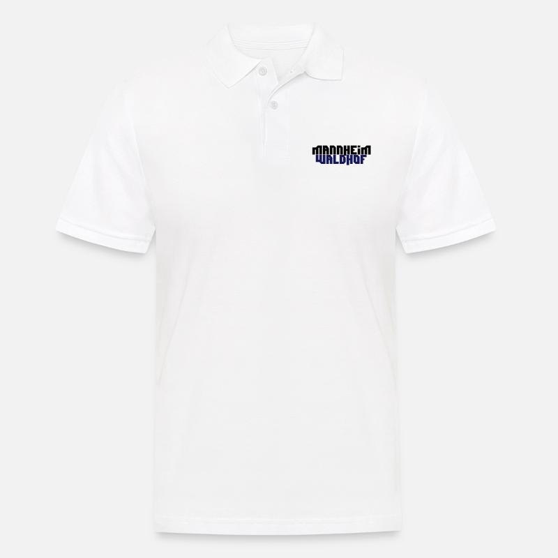 mannheim waldhof - Männer Poloshirt - Weiß