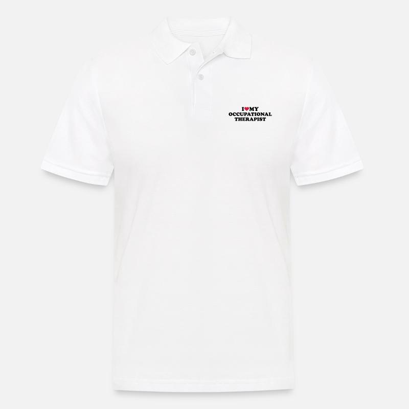 Ergotherapeut - Männer Poloshirt - Weiß
