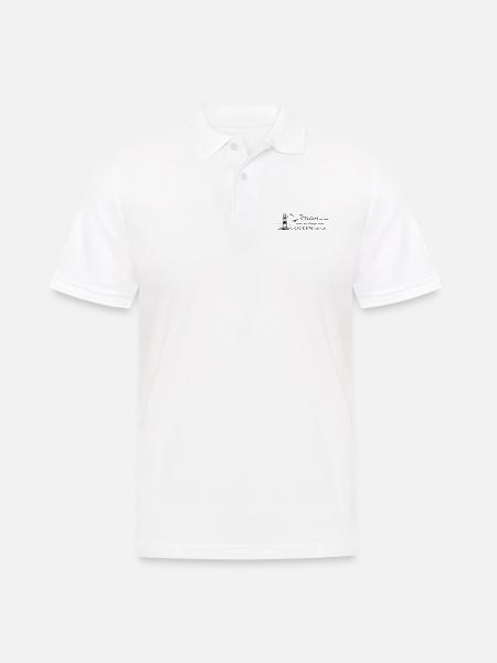 Sturm und Locken - Männer Poloshirt - Weiß