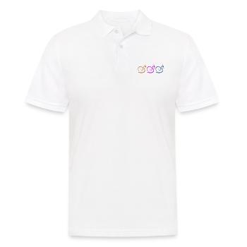 Schnecken - Männer Poloshirt - Weiß - Vorne - Kai (181cm)