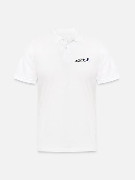 EVOLUTION FOOTBALL - Polo Homme - blanc
