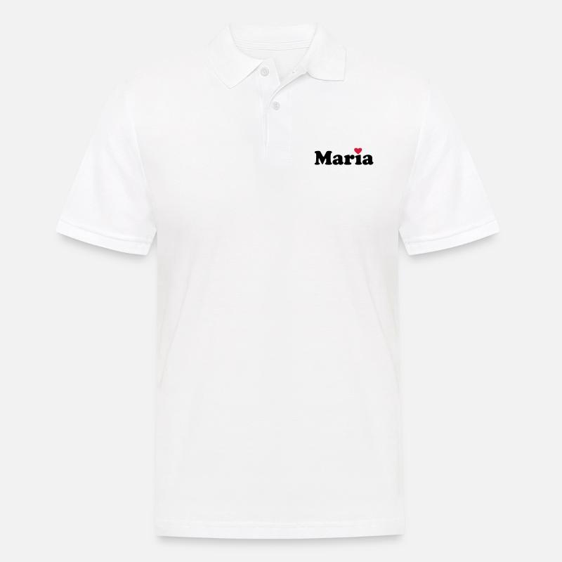 Maria - Polo Homme - blanc