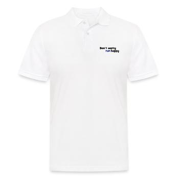 to run - Men's Polo Shirt - white - Front - Kai (181cm)