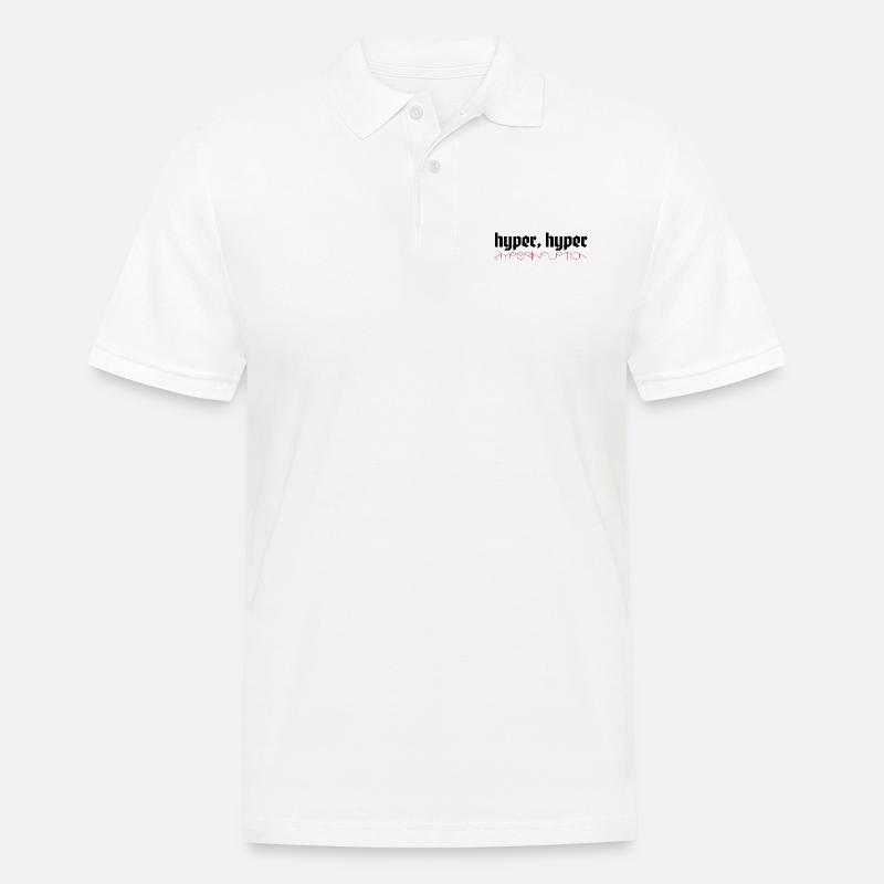 hyper hyper hyperinflation - Men's Polo Shirt - white