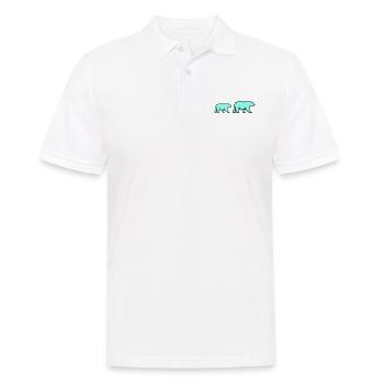 Ours polaires - Polo Homme - blanc - Devant - Kai (181cm)