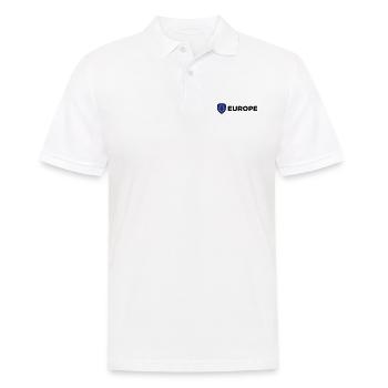 Le drapeau européen Union - Polo Homme - blanc - Devant - Kai (181cm)