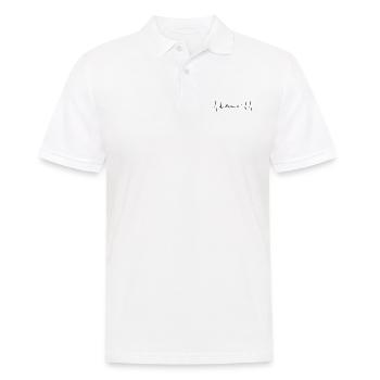 Ruhrpott - Männer Poloshirt - Weiß - Vorne - Kai (181cm)