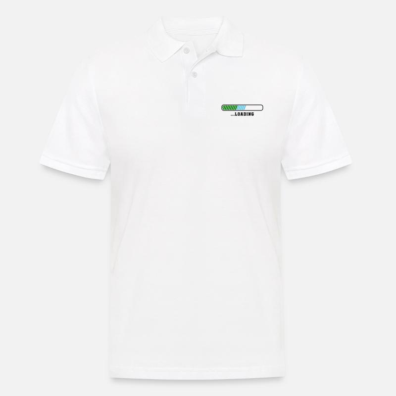 Loading - Men's Polo Shirt - white