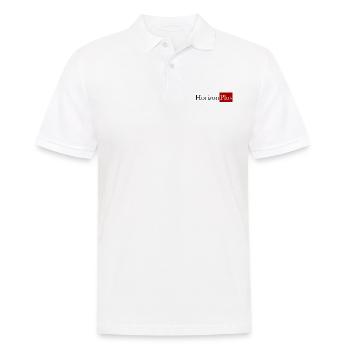 Horizont Plus - Männer Poloshirt - Weiß - Vorne - Kai (181cm)