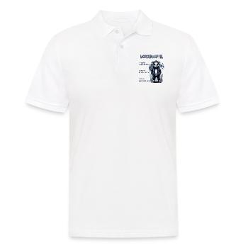 Je déteste les gens grognons du matin au bureau drôle - Polo Homme - blanc - Devant - Kai (181cm)