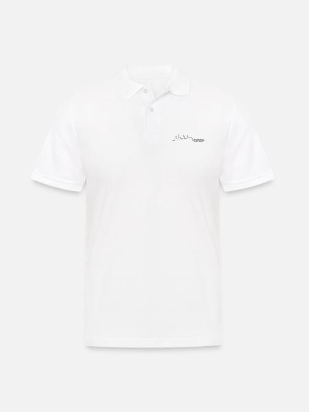 brandenburg an der havel skyline - Männer Poloshirt - Weiß