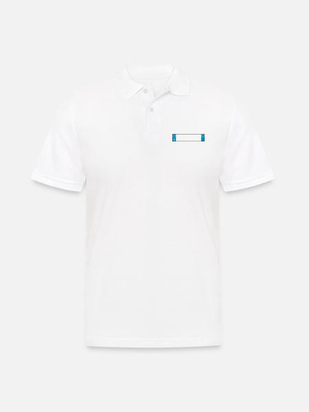 license plate Italy_g1 - Men's Polo Shirt - white