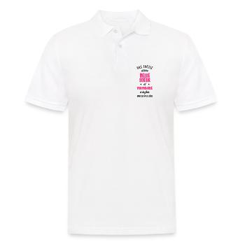 Belle Beau-Frère / Belle-Sœur / Beau Frere / Belle - Polo Homme - blanc - Devant - Kai (181cm)