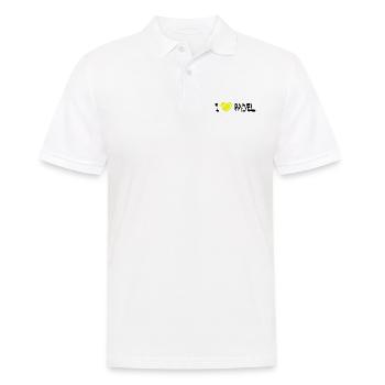Padel - Geschenk für Padelspieler - Männer Poloshirt - Weiß - Vorne - Kai (181cm)