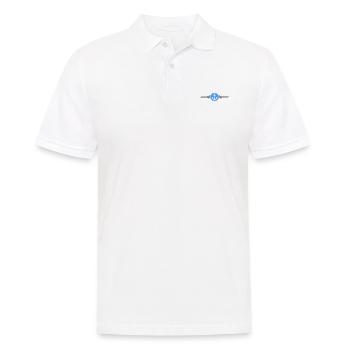 anker symbol strich - Männer Poloshirt - Weiß - Vorne - Kai (181cm)