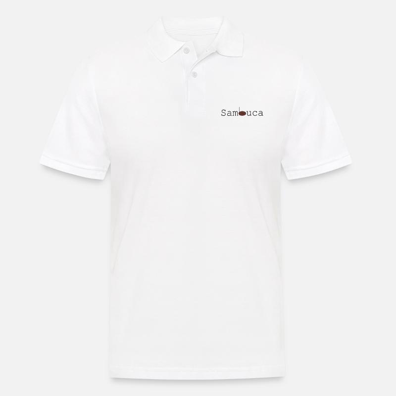 Sambuca - Männer Poloshirt - Weiß
