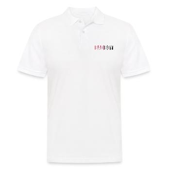 Texte Bad Boy - Polo Homme - blanc - Devant - Kai (181cm)