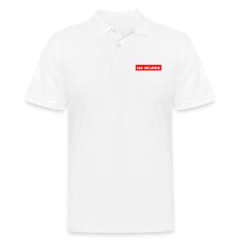 Schlechter Einfluss - Männer Poloshirt - Weiß - Vorne - Kai (181cm)