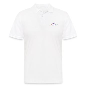 Wave wave Surfing Water Rat Surfer - Men's Polo Shirt - white - Front - Kai (181cm)