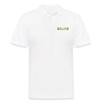 Drapeau Bolivie - Polo Homme - blanc - Devant - Kai (181cm)