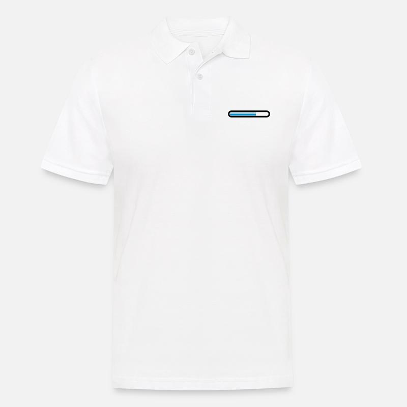 Herunterladen - Männer Poloshirt - Weiß