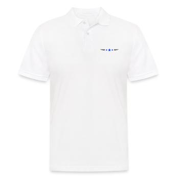 Stars - Männer Poloshirt - Weiß - Vorne - Kai (181cm)