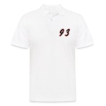 93 Symbole numérique - Polo Homme - blanc - Devant - Kai (181cm)