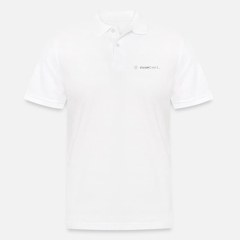 Space Patrol Vision Control - Männer Poloshirt - Weiß