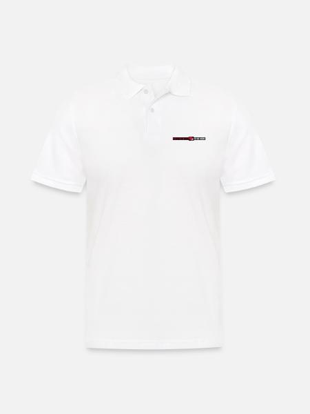 I closed my book - Männer Poloshirt - Weiß