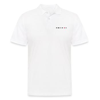Tape Deck - Männer Poloshirt - Weiß - Vorne - Kai (181cm)
