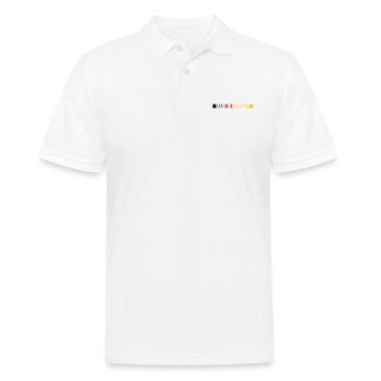 Made in Germany - Men's Polo Shirt - white - Front - Kai (181cm)