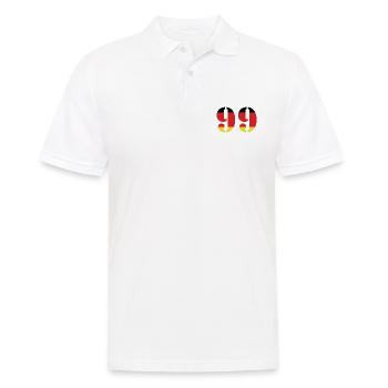 99 Numéro Jersey Allemagne - Polo Homme - blanc - Devant - Kai (181cm)