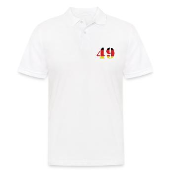 49 Numéro Jersey Allemagne - Polo Homme - blanc - Devant - Kai (181cm)